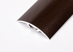 Порог (стык) Русский профиль  разноуровневый декорированный с дюб, 30*900 мм, Венге